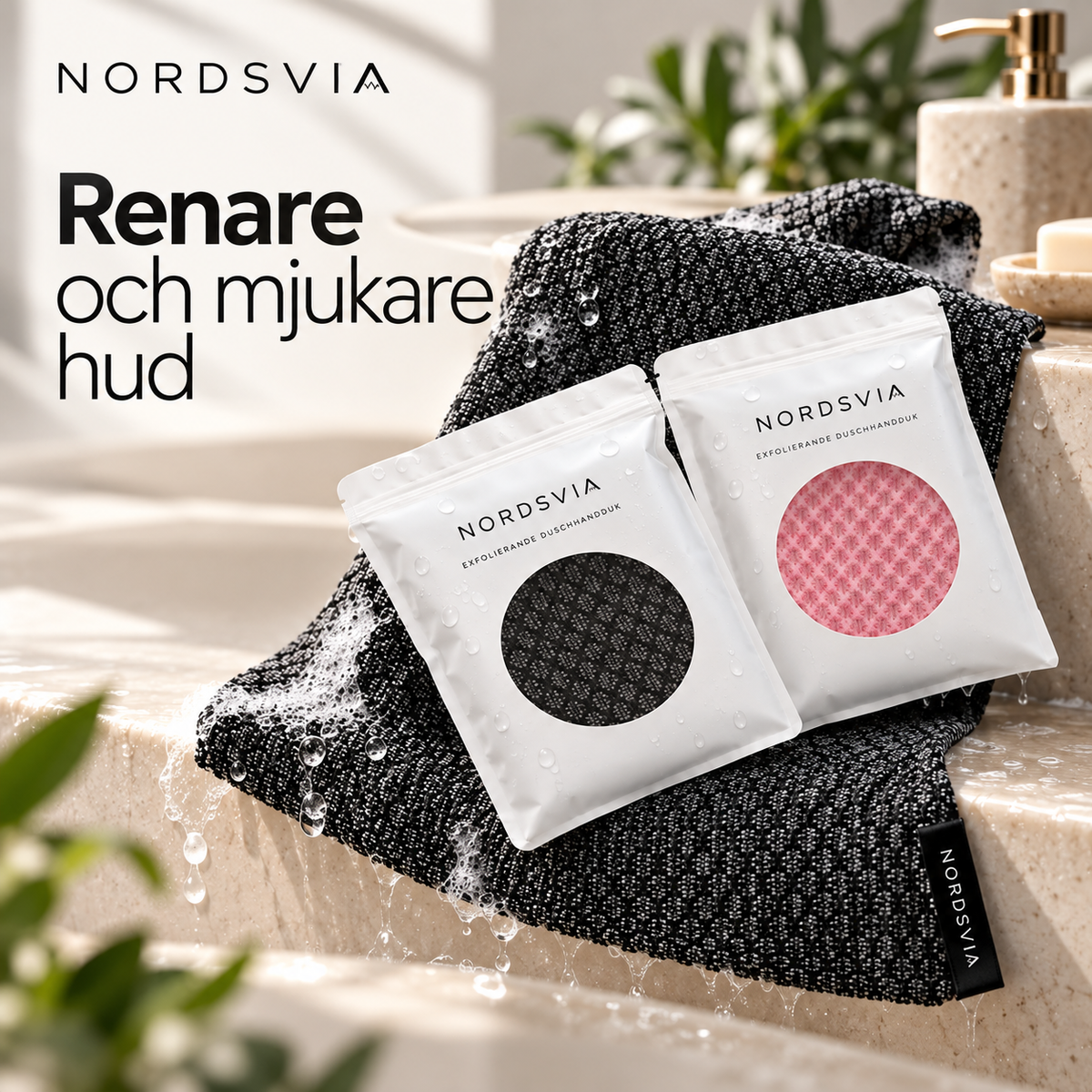 Nordsvia™ – Djuprengörande Skrubbhandduk